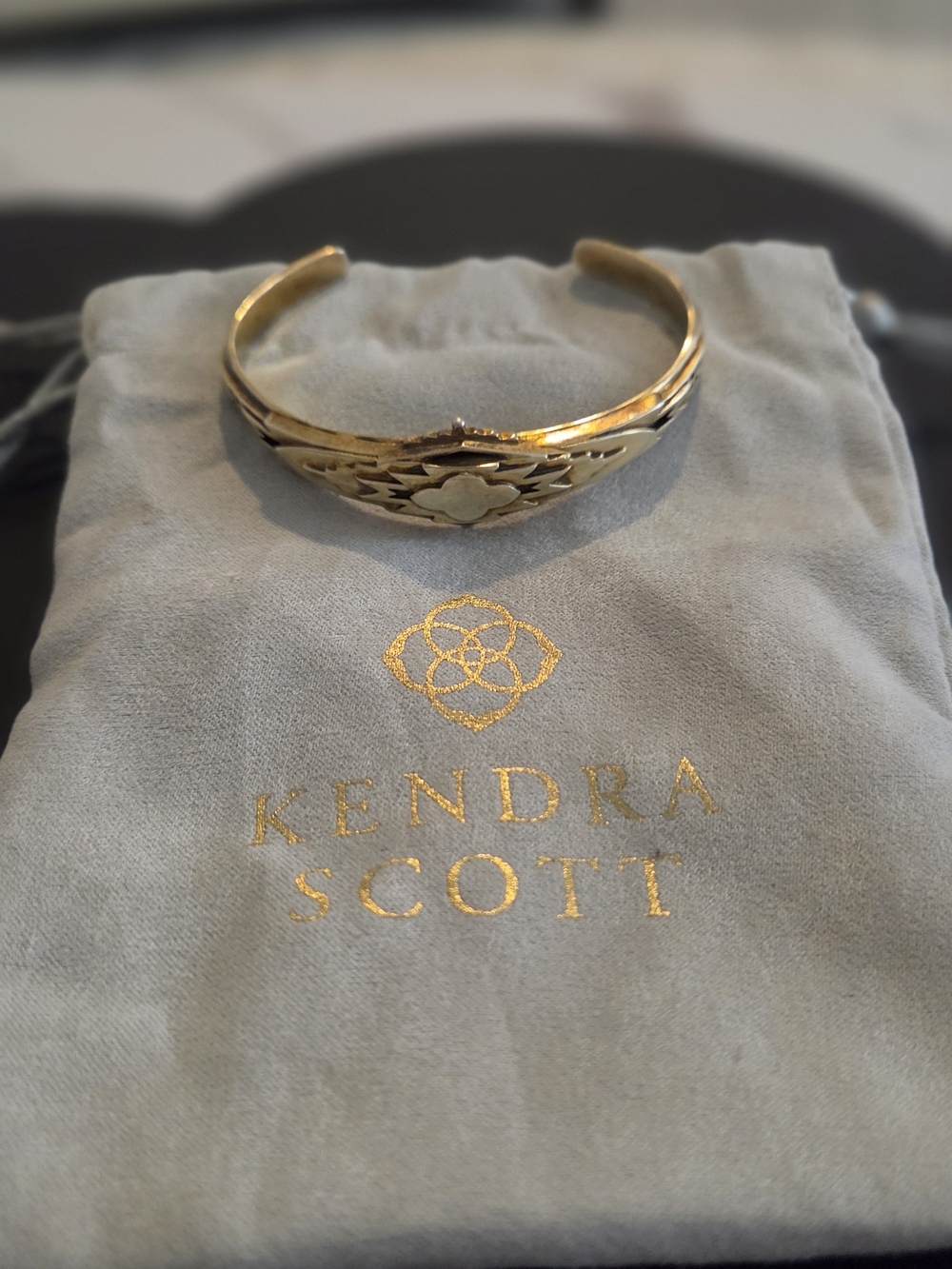 Kendra Scott Gold-Tone Open Cuff Bracelet